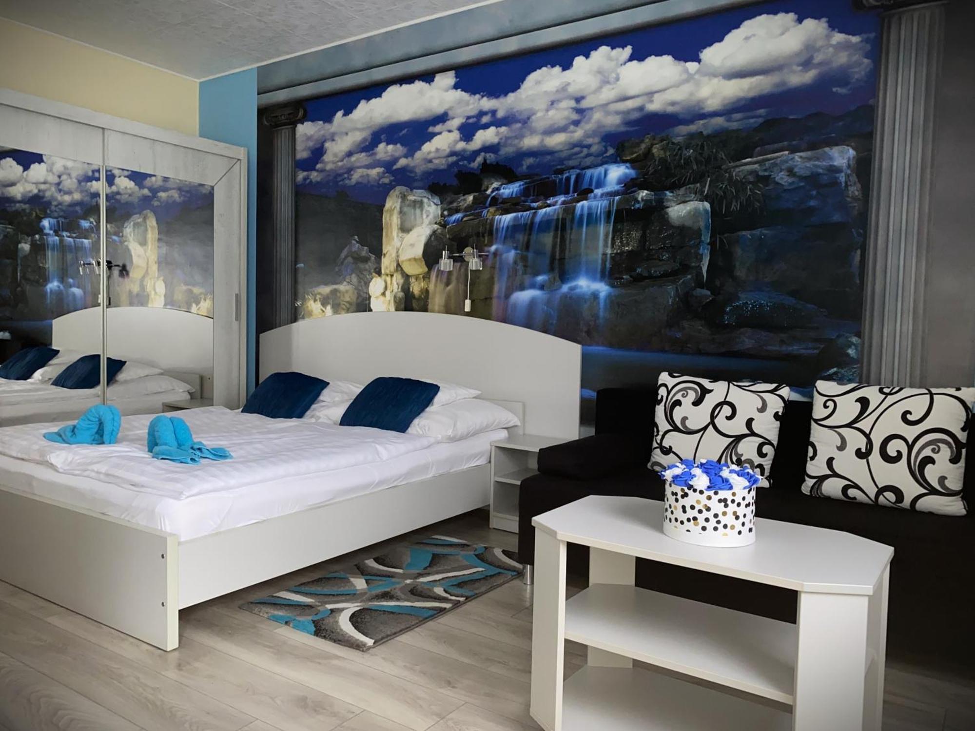 Kek Laguna Wellness Apartmanok Egerszalók Buitenkant foto